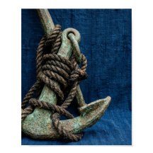 Macro Verdigris Anker Fluke & Touw Close-Up Fijn 