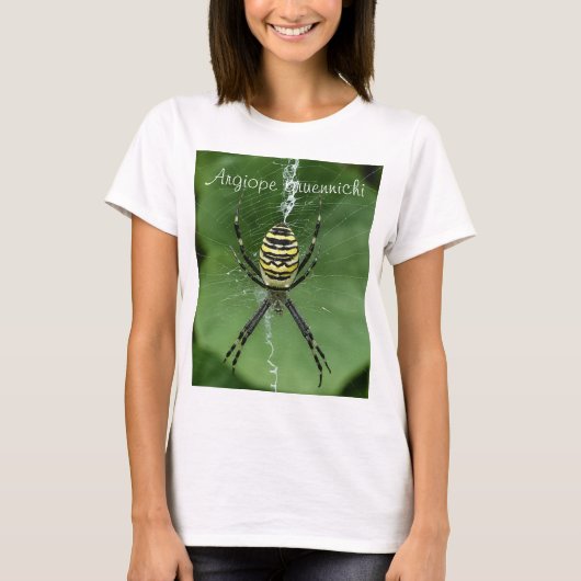 Macro Wasp Spider T-shirt (Voorkant)