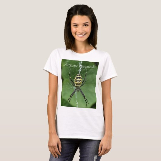 Macro Wasp Spider T-shirt (Voorkant volledig)