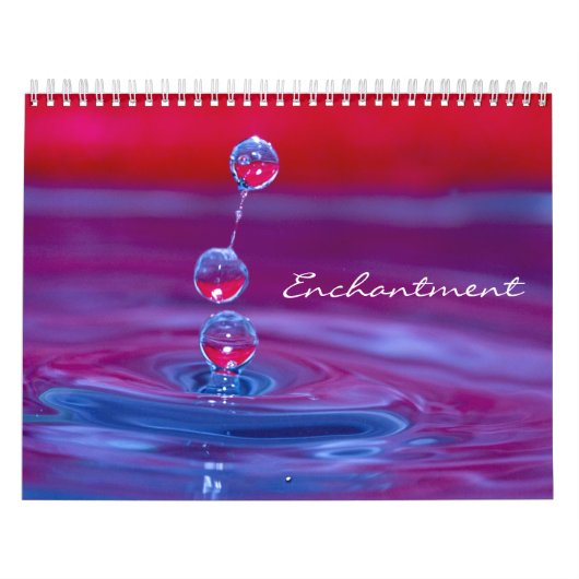 Macro Water Druppels Agenda Kalender (Hoes)