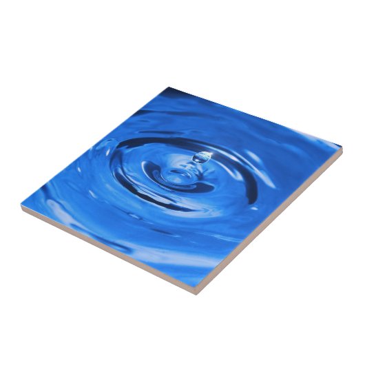 Macro waterdruppel tegeltje (Zijkant)