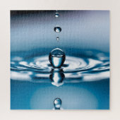 Macro waterdruppels legpuzzel (Verticaal)