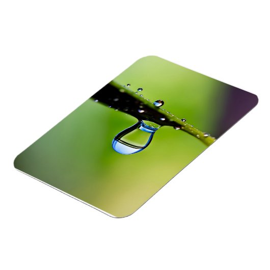 Macro waterdruppels magneet (Linkerzijde)