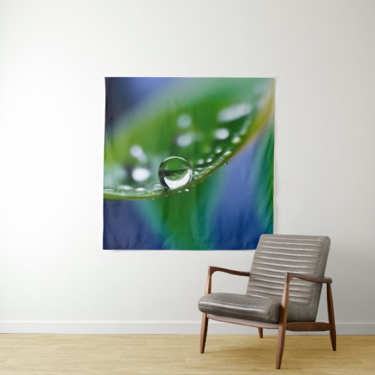 Macro waterdruppels wandkleed (In situ)