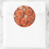 Macro-Zee ster Ronde Sticker (Tas)