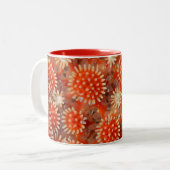 Macro-Zee ster Tweekleurige Koffiemok (Voorkant links)