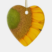 Macro Zonnebloem Center Flower Ornament (Rechts)