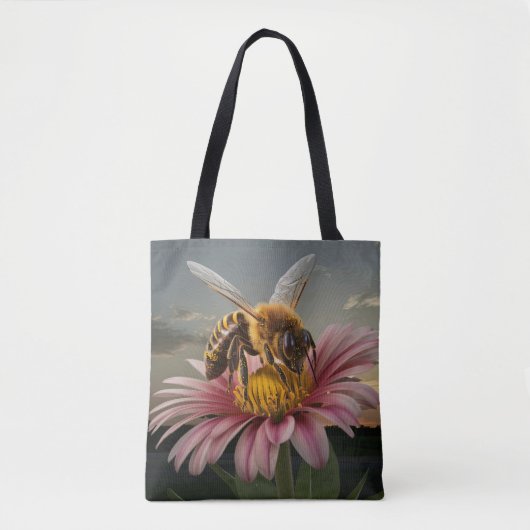 macrobij tote bag (Voorkant)