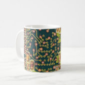 Macrofoto Circuit Board Koffiemok (Voorkant links)