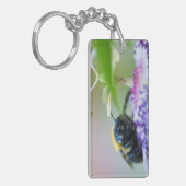 Macrofoto van Bumble Bee Sleutelhanger (Voorkant Links)