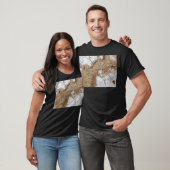 Macrofoto van het oppervlak van bruin brood t-shirt (Unisex)
