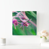 Macrofoto van prairiesbloemen in Montana Vierkante Klok (Huis)