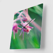 Macrofoto van prairiesbloemen in Montana Vierkante Klok (Hoek)