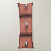 Macrofoto van slak op Terracotta Lichaamskussen (Achterkant (Verticaal))