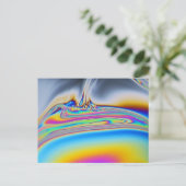 Macrofoto zeep briefkaart (Staand voorkant)