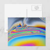 Macrofoto zeep briefkaart (Voorkant / Achterkant)