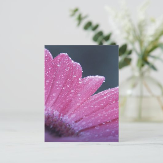 Macrofotobloem Briefkaart (Staand voorkant)