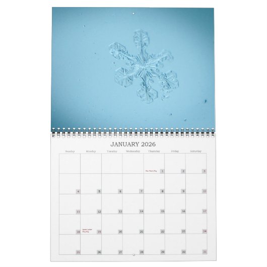 Macrofotografie-agenda Kalender (Jan 2026)