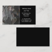 Macrofotografie boomschors visitekaartje (Voorkant / Achterkant)