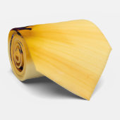 Macrofotografie van een zonnebloem stropdas (Opgerold)