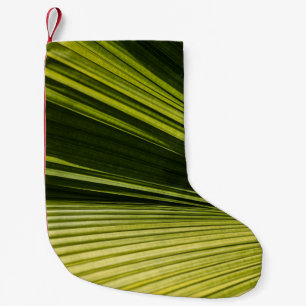Macrofotografie van groen blad kleine kerstsok