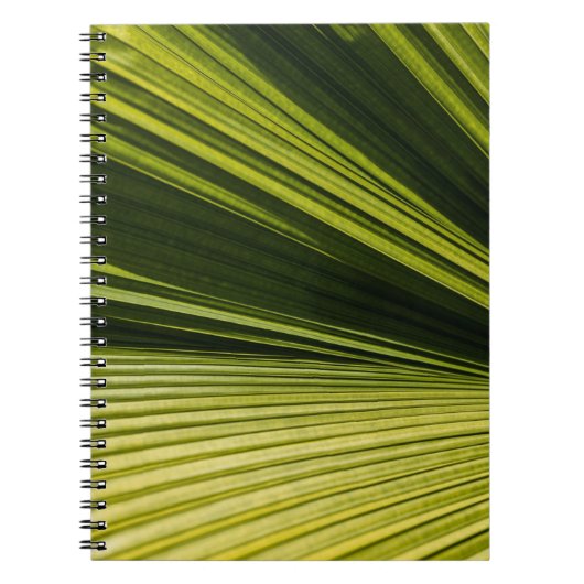 Macrofotografie van groen blad notitieboek (Voorkant)