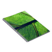 Macrofotografie van groen blad notitieboek (Rechterzijde)