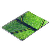 Macrofotografie van groen blad notitieboek (Linkerzijde)