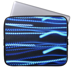 Macrofotografie van lichten laptop sleeve