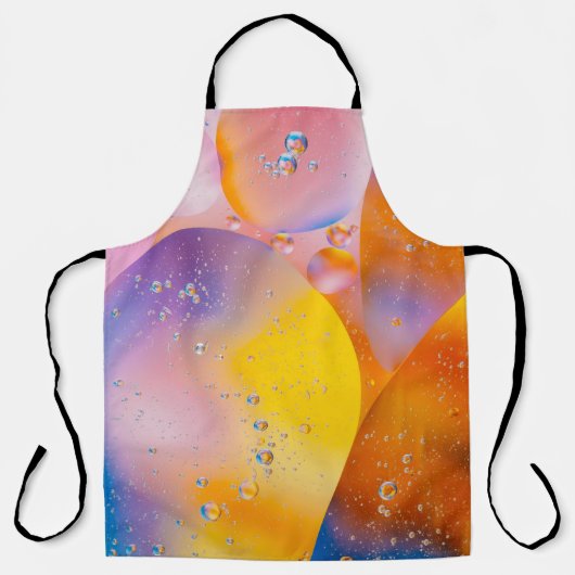 MACROFOTOGRAFIE VAN WATER EN ZONKERE OLIE IN DI SCHORT (Voorkant)