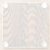 macrohoutkorrel glazen onderzetter (Achterkant)