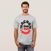 MACRON Hype en Lie MENSONGES Button T-shirt (Voorkant volledig)