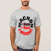 MACRON Hype en Lie MENSONGES Button T-shirt (Voorkant)