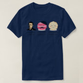 Macron vs Macaron vs Macaroon T-shirt (Design voorkant)