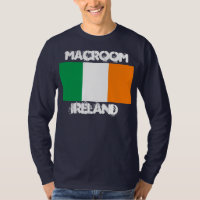 Macroom, Ierland met Ierse vlag