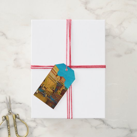 Macroopname cartridge - cadeaulabel (Met Touw)