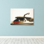 Macroopname cartridge - canvas afdruk (Insitu (Houten vloer))