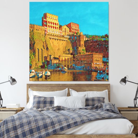 Macroopname cartridge - canvas afdruk (Insitu (Slaapkamer))