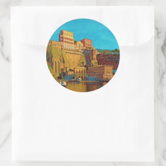 Macroopname cartridge - ronde sticker (Tas)