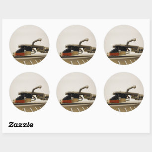 Macroopname cartridge - ronde sticker