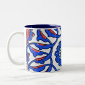 Macropatropatroon Turks - blauw Tweekleurige Koffiemok (Links)