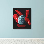 Macrophage Canvas Afdruk (Insitu (Houten vloer))