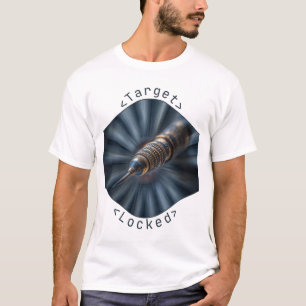Macropijlontwerp Target Locked futurist T-shirt