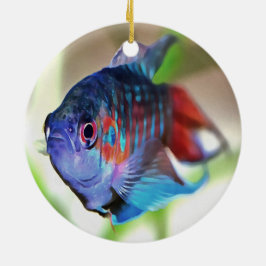 Macropodus Opercularis Aquarium vis Keramisch Ornament