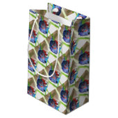 Macropodus Opercularis Aquarium vis Klein Cadeauzakje (Achterkant Gekanteld)