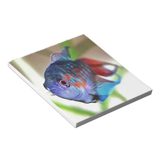 Macropodus Opercularis Aquarium vis Notitieblok (Schuin)