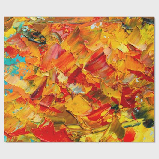 Macrotextuurfragment van de dichting van olieverf cadeaupapier (Vlak)