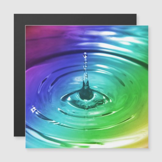 Macrowaterdruppel (Voorkant / Achterkant)