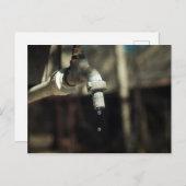 Macrowaterdruppel Briefkaart (Voorkant / Achterkant)