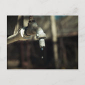 Macrowaterdruppel Briefkaart (Voorkant)